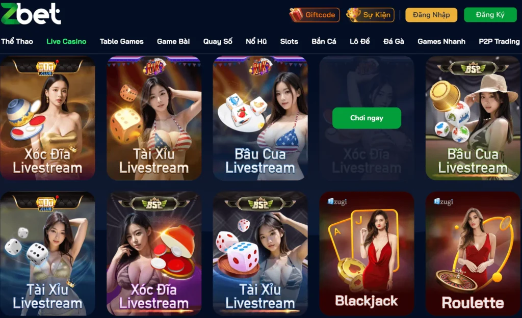 Zbet - Top Đầu Nhà Cái Cá Cược Uy Tín, Chất Lượng Nhất 2024 1 live casino zbet