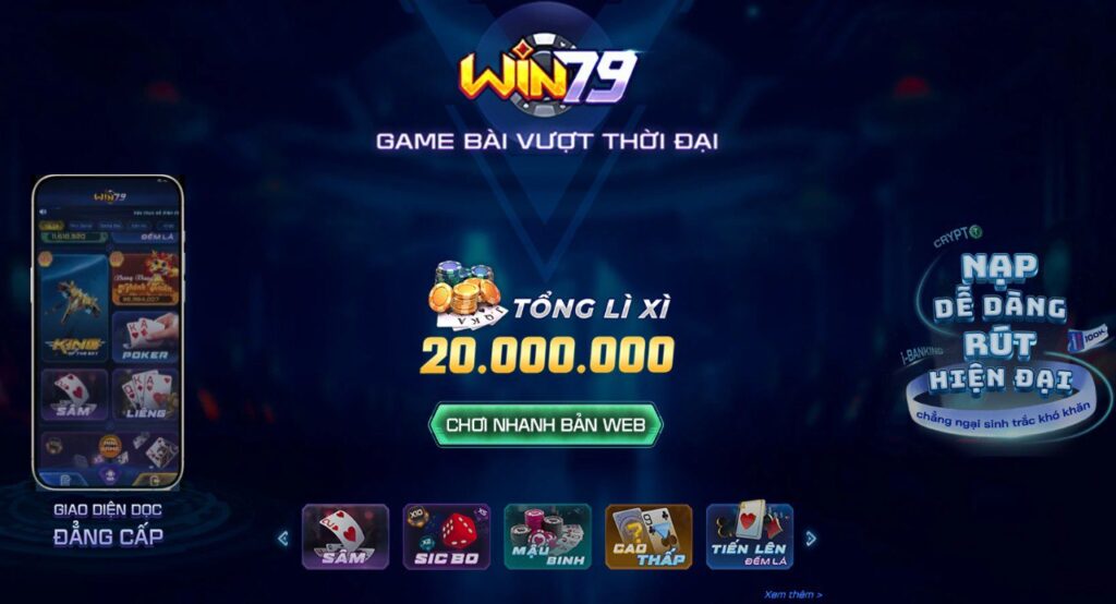 Đánh Giá Nhà Cái Win79 - Địa Chỉ Cá Cược Được Lựa Chọn Hàng Đầu 3 Win79 là một trong những nhà cái uy tín, nổi tiếng số 1 trên thị trường