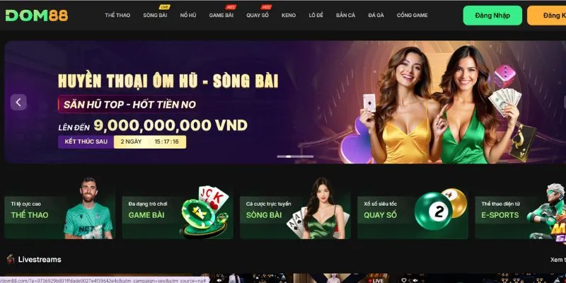DOM88 - Nhà Cái Uy Tín, Đăng Ký Nhanh, Giao Dịch An Toàn 2 DOM88 – Thương hiệu giải trí uy tín