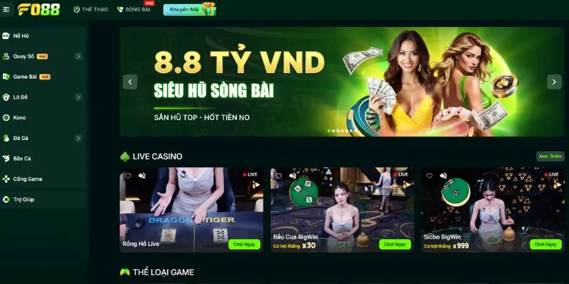 FO88 - Nhà Cái Giải Trí Cá Cược Đáng Tin Cậy Nhất Hiện Nay 1 fo88