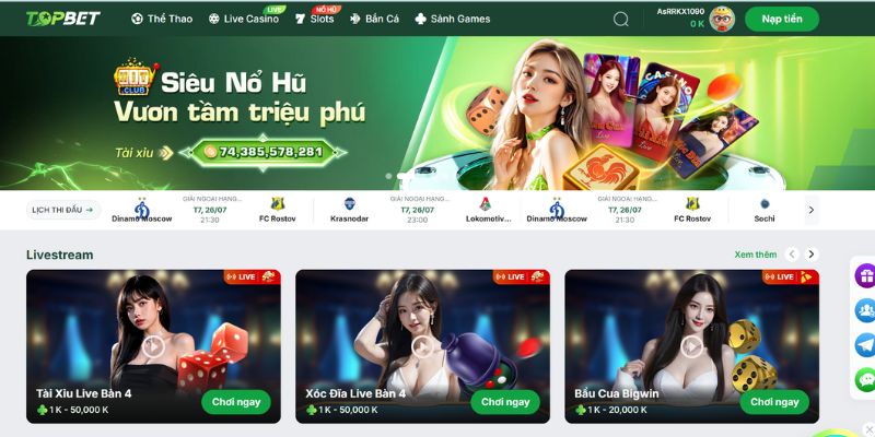 TOPBET - Sự Lựa Chọn Hàng Đầu Cho Game Thủ Việt Nam 2 Tìm hiểu thông tin tổng quan về nhà cái TOPBET