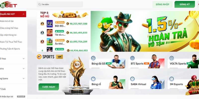 Hoàn Cược Thua Cao Nhất 2025 - Tối Đa Lợi Ích Cho Cược Thủ 4 BBET tặng hoàn tiền 5 phần trăm mỗi tuần