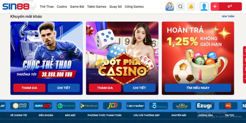 Khuyến Mãi SIN88 - Tổng Hợp Ưu Đãi Mới Nhất Năm 2025 3 Điều kiện nhận quà từ chương trình khuyến mãi SIN88